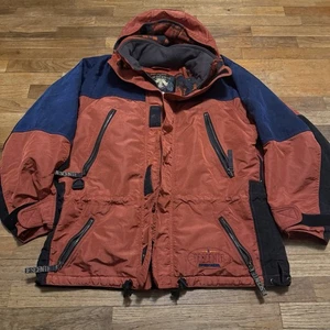 Vintage 90s Descente Ski Hiking Utility Jacket Multicolor Men’s L - Picture 1 of 5
