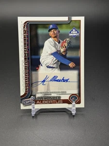 2025 Topps Pro debut Alexander Albertus automático #PD-36 Dodgers - Imagen 1 de 2