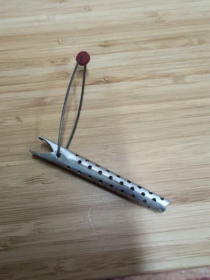 Rolo CLIP CURLER 1950 METAL HAIR vintage alumínio 3 1/4"  - Imagem 1 de 4