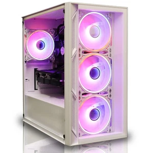 Gaming PC Intel Quad Core i5 16GB RAM 500GB + 256GB SSD 8GB AMD RX 580 Windows10 - Picture 1 of 11