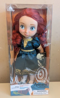 COLECCIÓN ANIMADORES DISNEY: Muñeca Mérida 16" (NUEVA) con Caja Ligera Dañada Foto 1 de 2