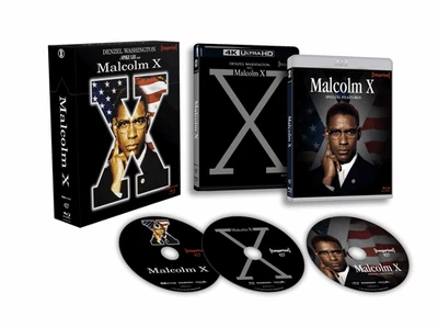 Malcolm X - Imprint Films (4K Ultra HD & 2 Disc Blu-Ray) Region Free Spike Lee - image 1 of 4
