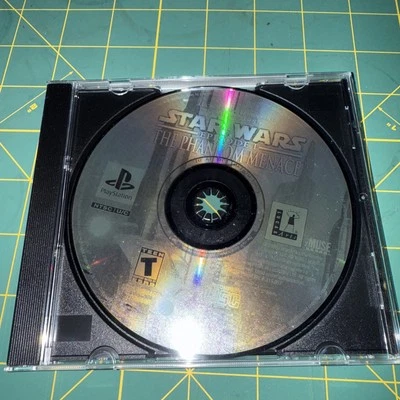 Star Wars Episode I The Phantom Menace PlayStation 1 PS1 Disc Only Scratch Free - Image 1 of 2