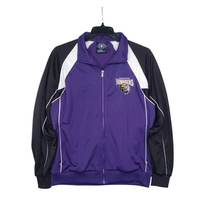 Manchester Monarchs Track Jacket Purple Black Mens Large AHL Hockey - Picture 1 of 11