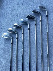 NEW TaylorMade Qi 7 Irons Set 5-PW AW KBS Max 85 MT Stiff Regular RH Flex Shaft - Picture 1 of 17
