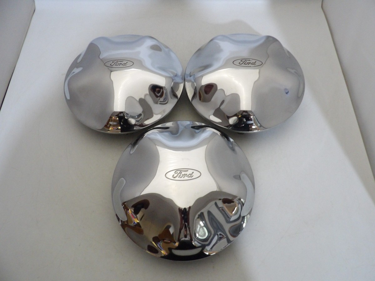4-Pack Silver Wheel Center Caps For 1997-2003 Ford F150 - Aluminum Hub Covers, Direct Fit 3 thumbnail image