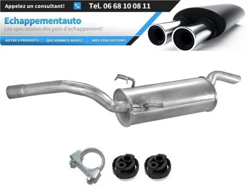 Citroën Jumpy 1.6/1.9 D 95–07 Silenziatore Posteriore Con Omologazione E - Immagine 1 di 1