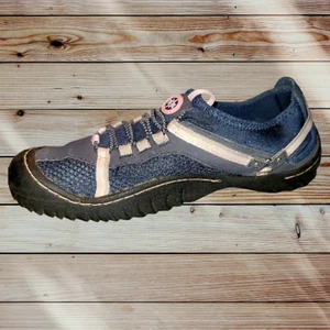 J-41 Adventure On-Shoes Women's 8M Walking Water Ready Blue Mesh Slip On Casual - Picture 1 of 9