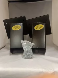 Swing Set Brackets - 2pcs A Frame Swing Bracket Swing Set End Brackets(Black) - Picture 1 of 3
