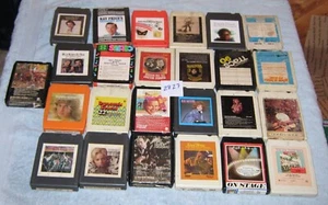 25 Vintage Untested 8 Track Tapes Nelson Jennings Gilley Simon and MORE! - Picture 1 of 3