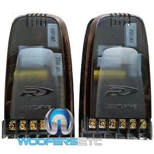 ALPINE TYPE R 2-WAY CAR AUDIO CROSSOVERS FOR COMPONENT MIDS & TWEETERS PAIR NEW - Picture 1 of 2