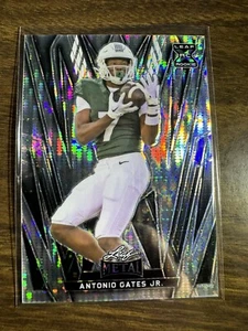 2024 Leaf Metal Silver Pulsar SP Antonio Gates Jr Rookie 2/10 Michigan - Picture 1 of 2