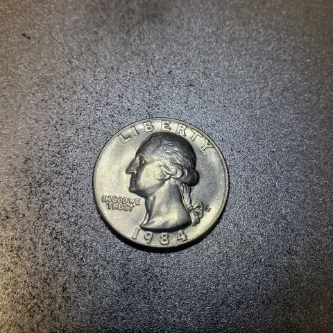 1984 Washington Quarter AU Cover
