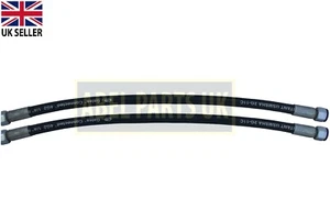 JCB PARTS - HOSE 1/4BSP 450MM SET OF 2 PCS. (PART NO. 611/01000) - Picture 1 of 3