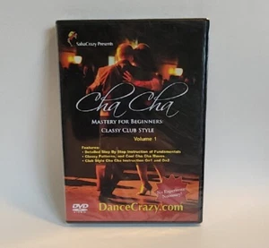 Salsa Crazy's Cha Cha Mastery for Beginners Classy Club Style- Vol. 1- DVD 2007 - Picture 1 of 3