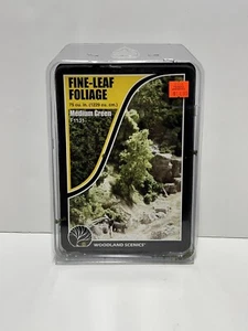 NEW - 2001 Woodland Scenics Fine-leaf Foliage Medium Green F1131 - 75 Cu Inches - Picture 1 of 3