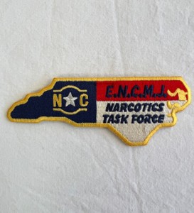 Vintage NC E.N.C.M.J DEA Narcotics Task Force Rare 4.3’x 1.5’ Patch Brand New