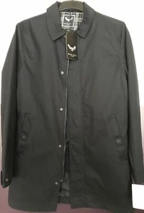 Brave Soul Herren Übergangs-Mantel London Trenchcoat Kragen-Neu mit Etikett/Gr-M - Bild 1 von 9