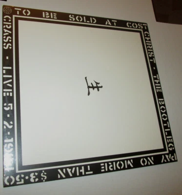 rare CRASS Christ the bootleg Live 5-2-1984 SEALED 1989 LP Anarcho Punk tour TOP Foto 1 de 2