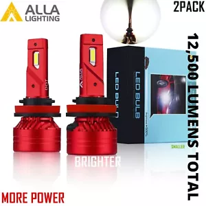 Alla Lighting 9000LM Bright LED H11 Driving Fog Light Bulb,upgrade Kit, White - Picture 1 of 6