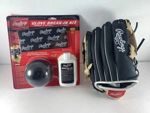 Rawlings Playmaker PM115ICB Right Hand Youth Baseball Glove 11.5" & Break-In Kit - Picture 1 of 7