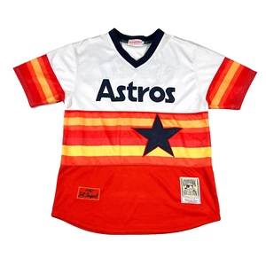Mitchell & Ness 1980 Astros Jeff Bagwell Cooperstown Jersey Size 40 MLB VTG - Picture 1 of 11