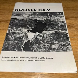 1963 HOOVER DAM Guide Book - Stewart Udall, Secretary of Interior - Picture 1 of 8