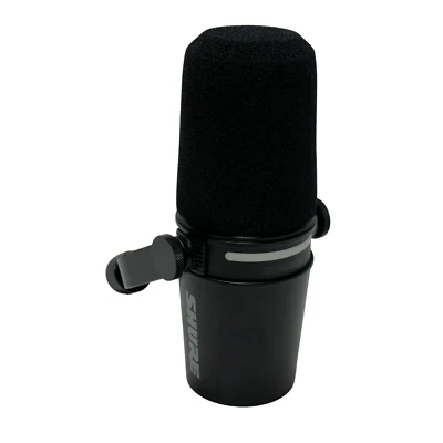 Shure MV7+ Hybrid Output USB-C & XLR Podcast Microphone & Desktop Stand Stream - Image 1 of 4