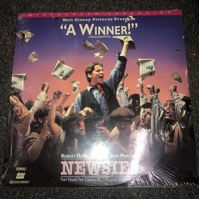 Disney’s Newsies (1992) [1397 AS] Laserdisc Christian Bale Sealed - Image 1 of 4