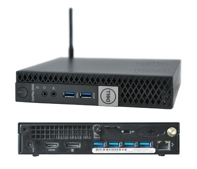 Mini PC Dell Optiplex 5050 Micro - SSD - i3 i5 i7 - 8/16/32GB RAM  WLAN  Win Pro - Bild 1 von 2