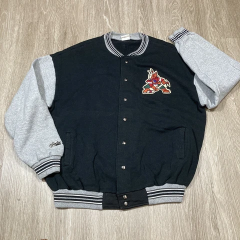 Vintage Coyotes Jacket XXL 90s 00s Arizona NHL Hockey Varsity Game-day Coat Cover