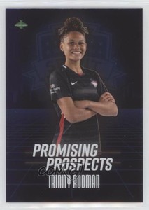 2021 Parkside NWSL Promising Prospects Blue Trinity Rodman #1 Rookie RC