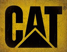Caterpillar Cat Vintage Farm Rustic Vintage metal tin sign poster wall plaque