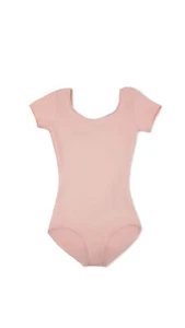 Big Girls' Classic Short Sleeve LeotardBallet PinkL 12-14 - Picture 1 of 4