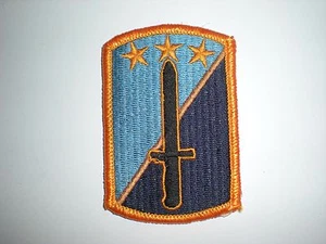 US ARMY 170TH INFANTRY BRIGADE PATCH - FULL COLOR - Picture 1 of 1