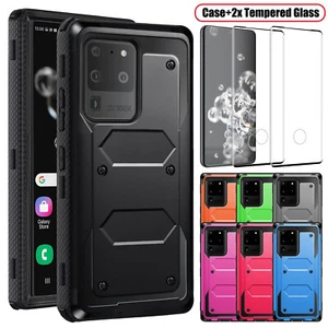 For Samsung Galaxy S20/+/Ultra/FE Rugged Dual Layer Case Cover Screen Protector - Bild 1 von 54