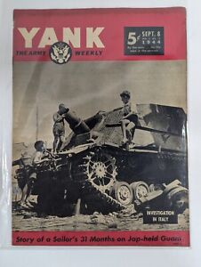 Vintage YANK Army Magazine Sept 8 1944 Vol 3 No. 12 The Army Weekly Magazine 