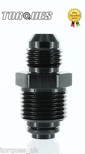 AN-6 (6AN) auf M18x1.5 Servolenkung/Kraftstoffeinspritzung-O-Ring Dichtungsadapter SCHWARZ - Bild 1 von 1