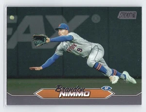2024 Stadium Club #191 Brandon Nimmo Black Foil - Picture 1 of 2