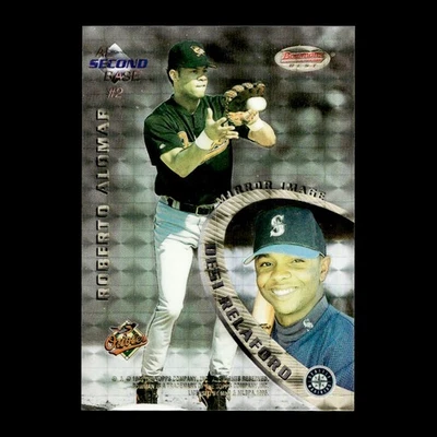 Roberto Alomar Craig Biggio 1996 Bowman's Best Mirror Image Atomic Refractor Foto 1 de 2