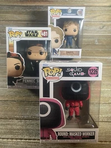 Funko Pop! Lote de 3: Juegos de Calamares #1226, Star Wars #481 y Letterkenny #1163 - Imagen 1 de 8
