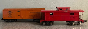 AMERICAN FLYER IC 923 Reefer & Caboose #484 two cars NO BOX - Picture 1 of 7
