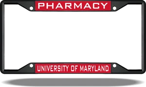 Maryland PHARMACY Black License Plate Frame - Picture 1 of 1