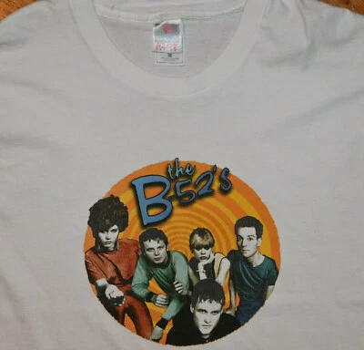 *1990's THE B-52's* vtg concert tour tee shirt 1999 B52's (L) 80's Rock New-Wave - Image 1 of 4