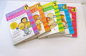 Brain Quest Workbook - set of 5 - Grades Pre-K thru 3