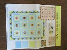 Pattern Sewing DIY Craft Project Bambi's First Year Quilt Disney Dreams 58" 73"