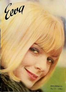 Eeva Magazine February 1961 Sirkku Talja-Larrivoire Miss Finland Ritva Wachterin - Picture 1 of 2