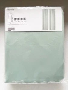 Ikea MAJGULL Blackout curtains 55x98 " 1 pair, light green 504.881.21 - NEW - Picture 1 of 2