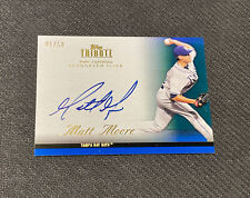 2012 TOPPS TRIBUTE MATT MOORE INKABLE ACCOLADES AUTO FIRST PRINT #ed 1/50