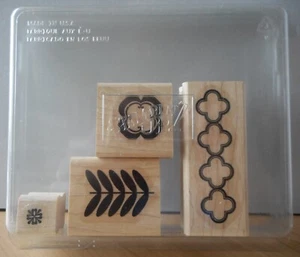 MADISON AVENUE 4 Stamps (one missing) 2012 Stampin' Up! 129657 Craft Stamping - Picture 1 of 4